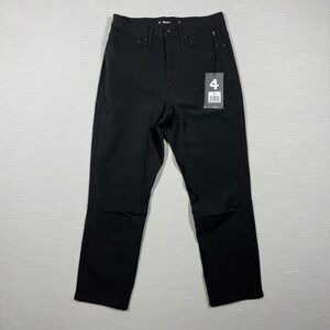 Fourlaps Pants Womens 6 Black Evolve Short Slim Water Repellent Active Casual‎